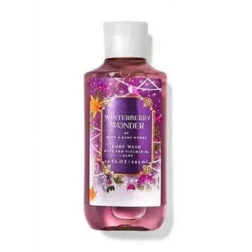 Bath and Body Works WINTERBERRY WONDER Shower Gel 10 fl oz